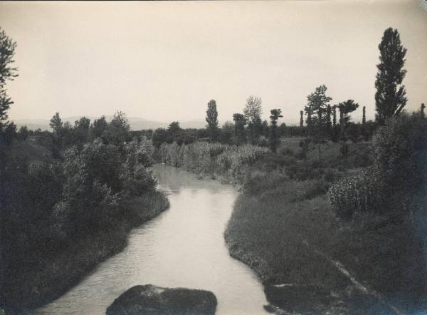 Paesaggio. Forlì - Fiume Montone