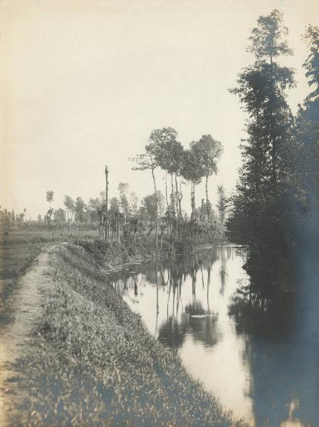 Paesaggio. Fiume Lambro