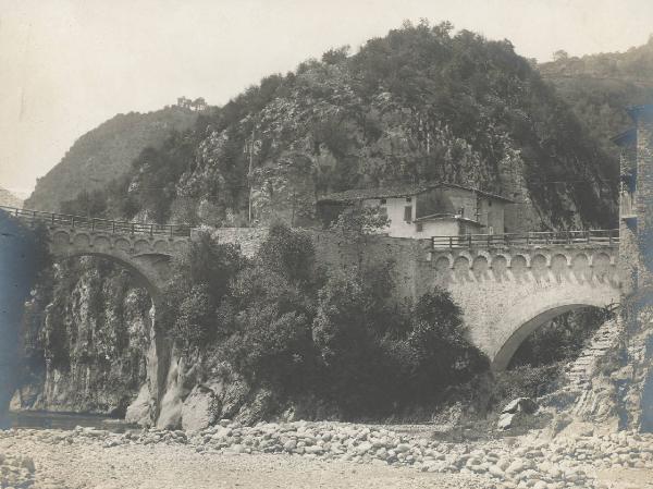 Paesaggio. Val Brembana - Sedrina - Veduta dei ponti