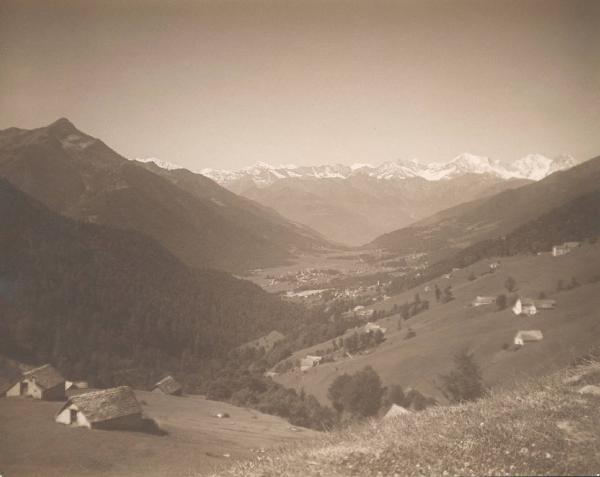 Paesaggio. Valle Vigezzo - Panorama dalla strada per Blitz