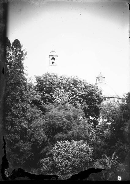 Veduta architettonica. Milano - Dal cortile di Palazzo Spinola