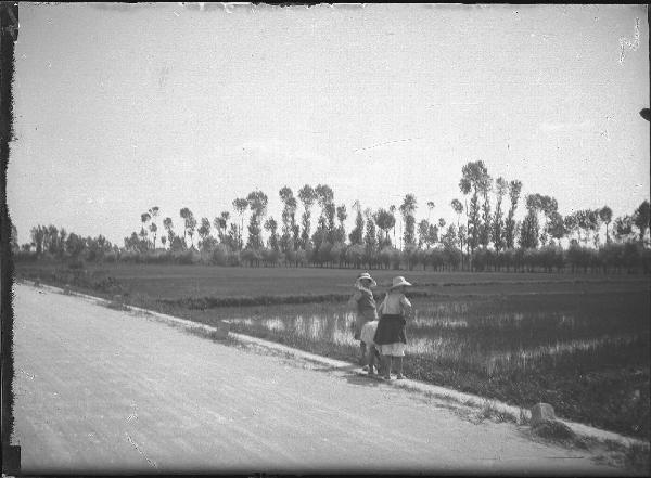 Paesaggio. Vercelli - Mondine