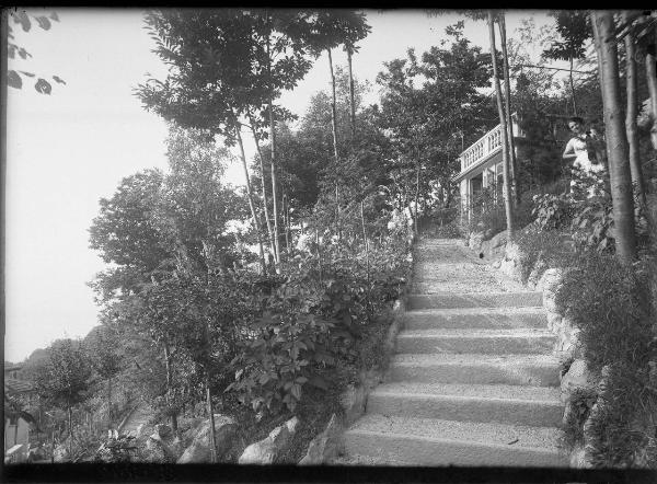 Paesaggio. Brunate - Villa Bussetti - Giardino