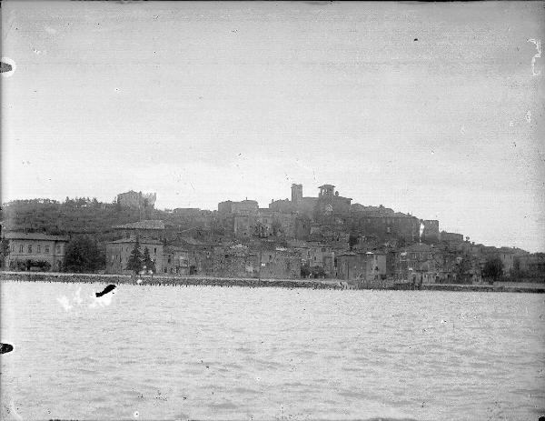 Paesaggio. Passignano sul Trasimeno - Veduta dal Lago Trasimeno