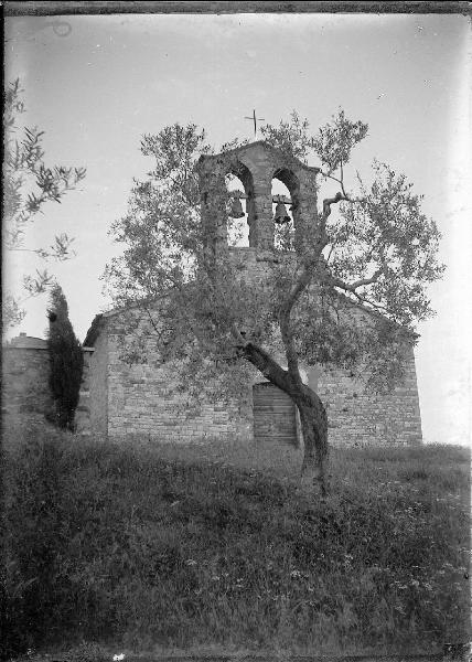 Veduta architettonica. Narni - Chiesa di S. Domenico - Campanile