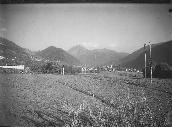 Paesaggio. Valle Vigezzo - Santa Maria Maggiore - Buttogno - Panorama della valle da casa Rastellini