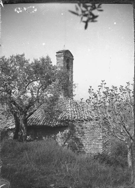 Veduta architettonica. Assisi - Campanile della Rocchicciola