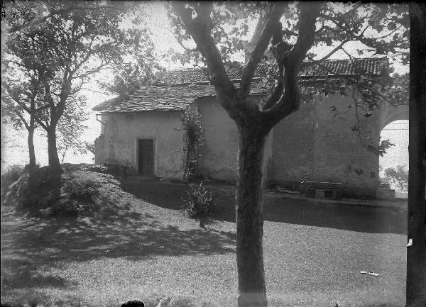 Paesaggio. Lago di Como - Griante - Cadenabbia  - chiesa di S. Martino