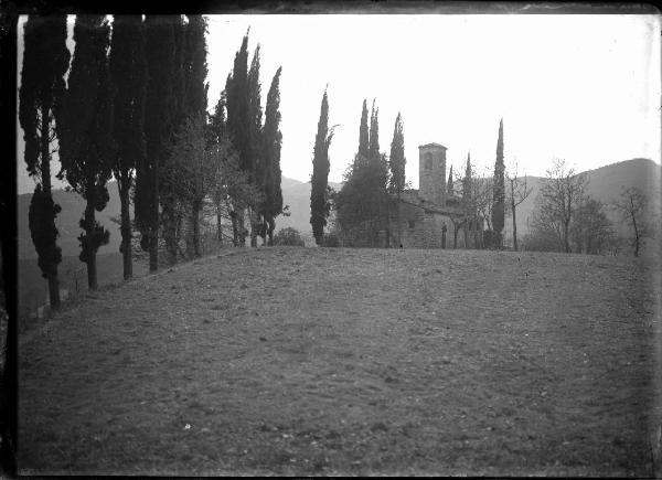 Paesaggio. Gardone Riviera - San Michele - Pieve