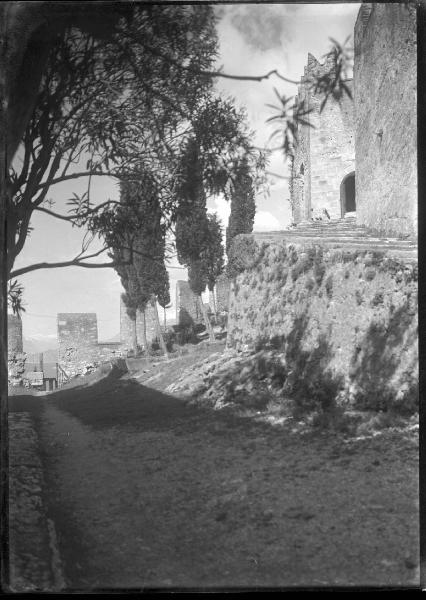 Veduta architettonica. Malcesine - Castello - Esterno