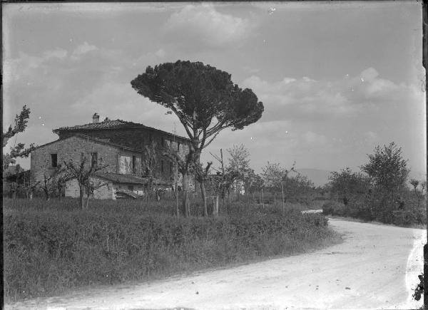 Paesaggio. Poppi - Piano di Campaldino - Veduta di un podere