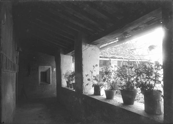 Veduta architettonica. Sansepolcro - Eremo di Montecasale - Chiostro