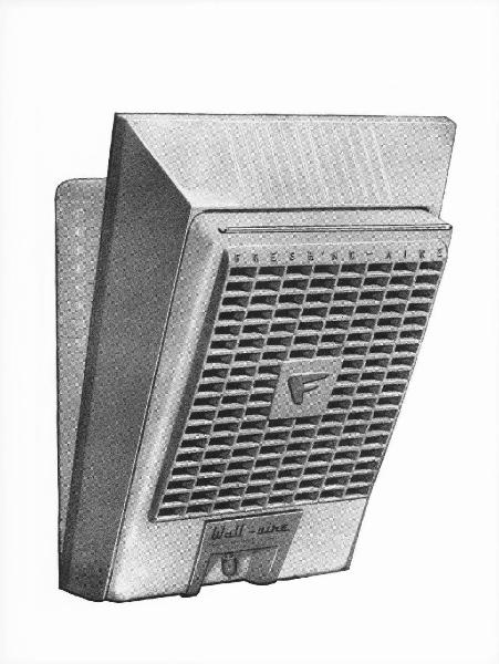 Riproduzione di illustrazione pubblicitaria. Ventilatore