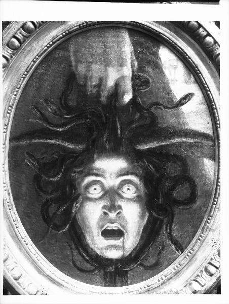 Riproduzione di opera d'arte. Dipinto di Guido Zuccaro: Medusa