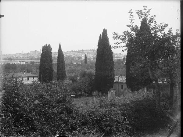 Paesaggio. Arezzo - Panorama dal santuario di S. Maria delle Grazie