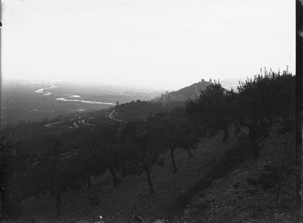 Paesaggio. Assisi - Selva delle Carceri - Valle del Tescio