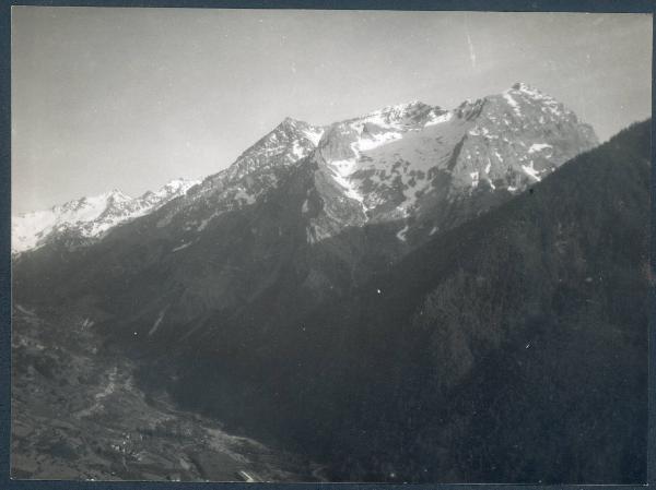 Paesaggio. Val di Susa - Sestriere - Champlas du Col - Panorama montano