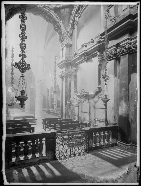 Veduta d'interni. Milano - Chiesa di S. Maria del Carmine