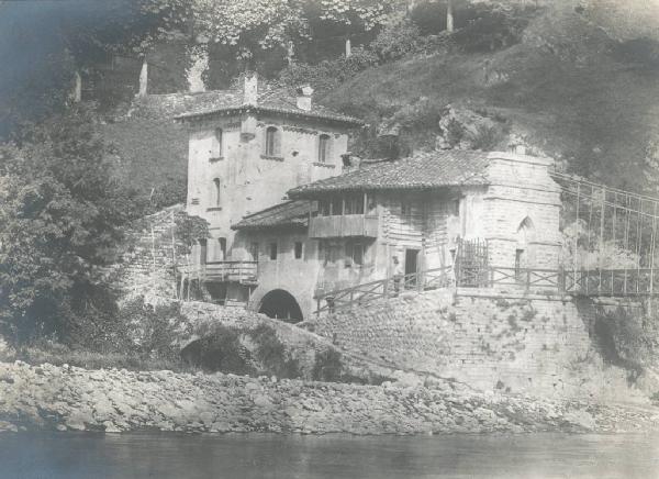 Paesaggio. Val Brembana - Ponte di corda