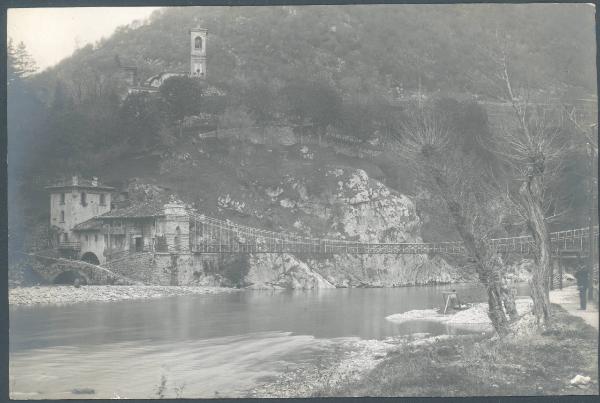 Paesaggio. Val Brembana - Ponte di corda