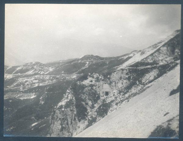 Paesaggio. Monte Grappa - Panorama e veduta del Cimitero