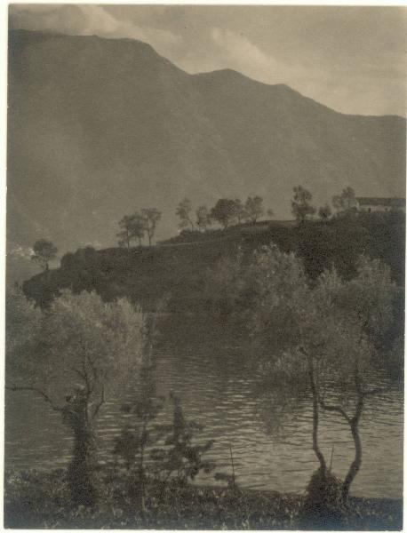 Paesaggio. Località non identificata - Lago