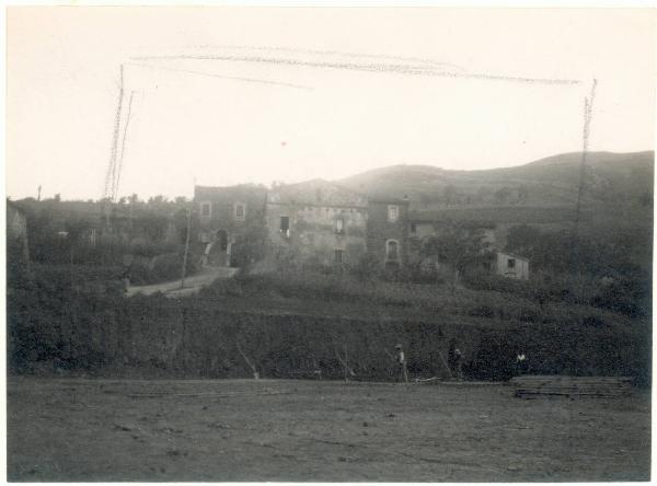 Paesaggio. Dovia (attualmente inglobata in Predappio) - Veduta della casa natale di Benito Mussolini