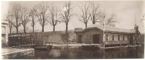 Veduta architettonica. Milano - Chalet dei Canottieri Olona