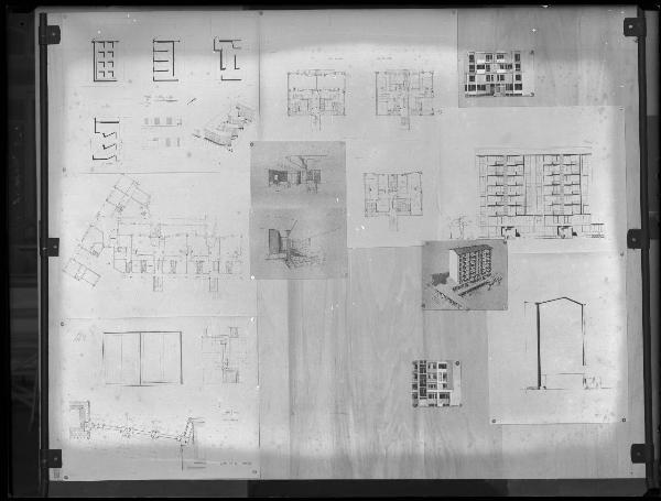 Riproduzione di disegni. Progetti architettonici