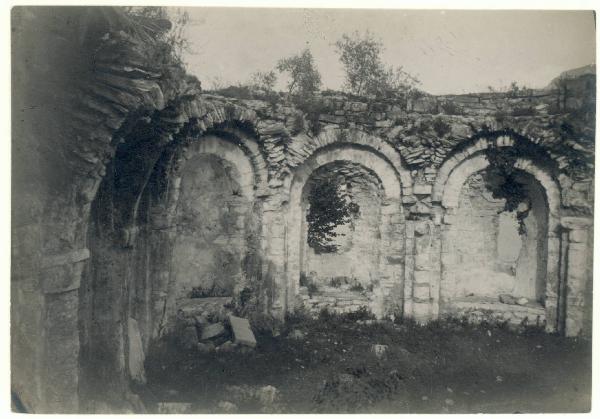 Paesaggio. Lago di Como - Ossuccio - Isola Comacina - Ruderi della Basilica di S.Eufemia