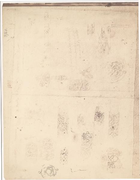 Disegno - Nodi vinciani - Leonardo da Vinci - Milano - Biblioteca Ambrosiana - Codice Atlantico, f. 376 v.