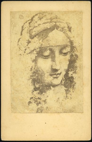 Disegno - Studio per la Madonna dei fusi - Leonardo da Vinci - Firenze - Uffizi - Gabinetto dei disegni e delle stampe