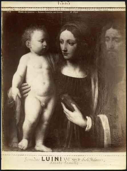 Dipinto - Sacra Famiglia - Bernardino Luini - Parigi - Museo del Louvre