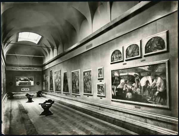 Milano - Pinacoteca di Brera - Sala delle pitture di Villa Rabia detta "La Pelucca" - Allestimento museale