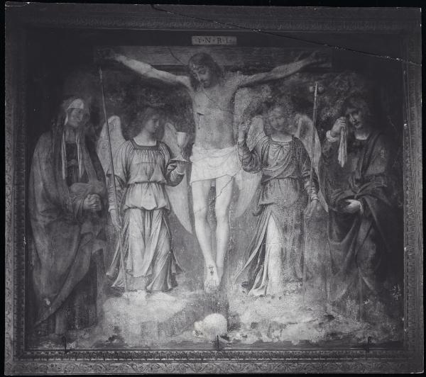 Dipinto - Crocifissione - Bernardino Luini - Lugano - già Monastero di San Francesco