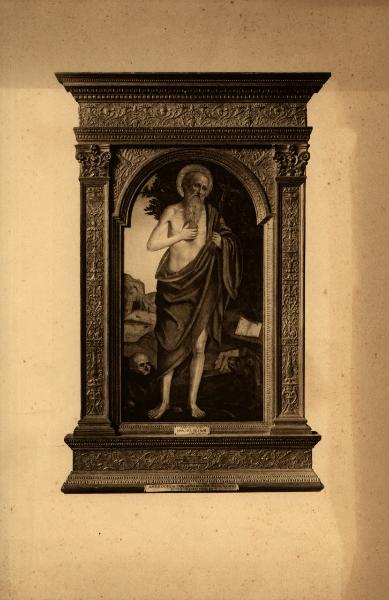 Dipinto - San Girolamo - Ambrogio Bergognone - Milano - Musei civici del Castello Sforzesco - Pinacoteca