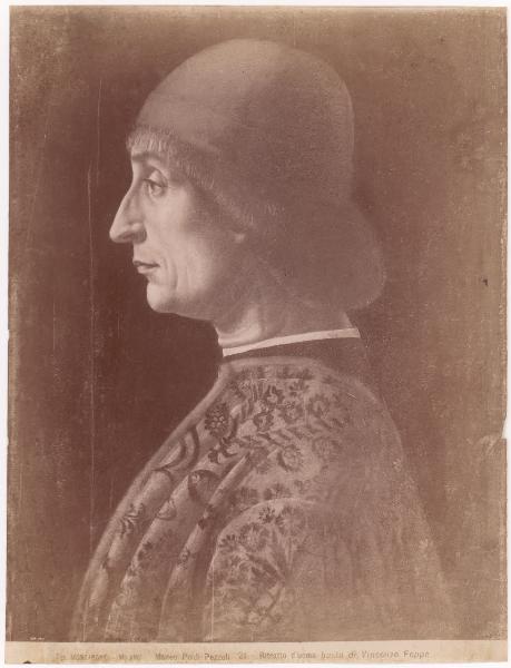 Dipinto - Ritratto di Giovanni Francesco Brivio - Vincenzo Foppa - Milano - Museo Poldi Pezzoli