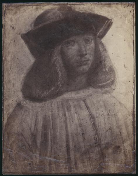 Disegno - Ritratto di giovane - Giovanni Antonio Boltraffio - Milano - Biblioteca Ambrosiana - Inv. Cod. F 290 inf. 8