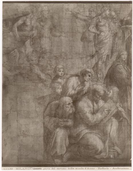 Disegno - La Scuola di Atene - Raffaello Sanzio - Milano - Pinacoteca Ambrosiana