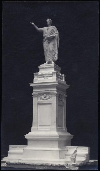 Scultura - Bozzetto - Monumento a Virgilio per Mantova - Luigi Secchi