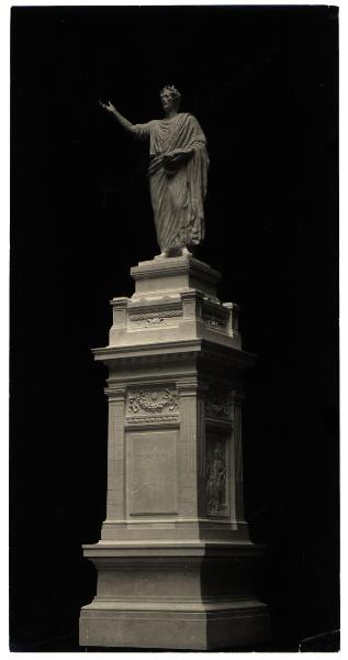 Scultura - Bozzetto - Monumento a Virgilio per Mantova - Luigi Secchi