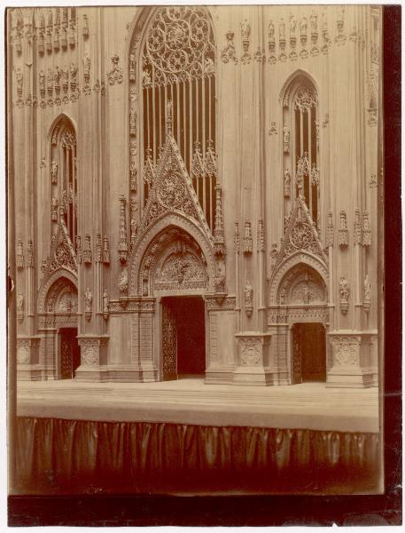 Modello - Facciata del Duomo di Milano - Luca Beltrami e Gaetano Moretti - Milano - Museo del Duomo