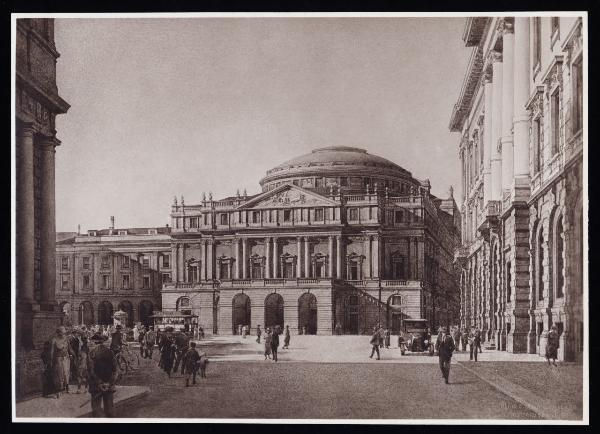 Disegno - Acquerello - Milano - Teatro alla Scala