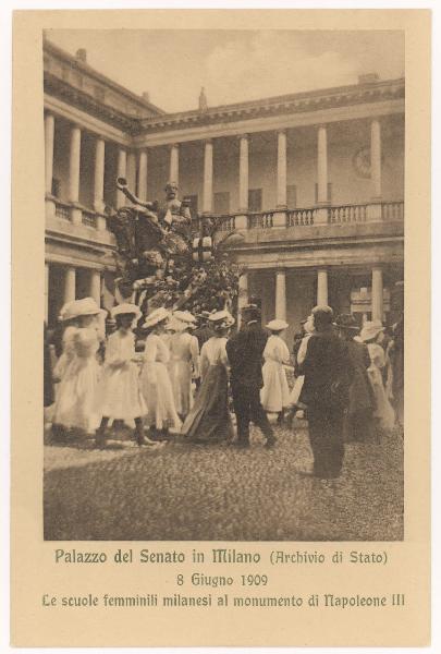 Milano - Palazzo del Senato - Archivio di Stato - Cortile