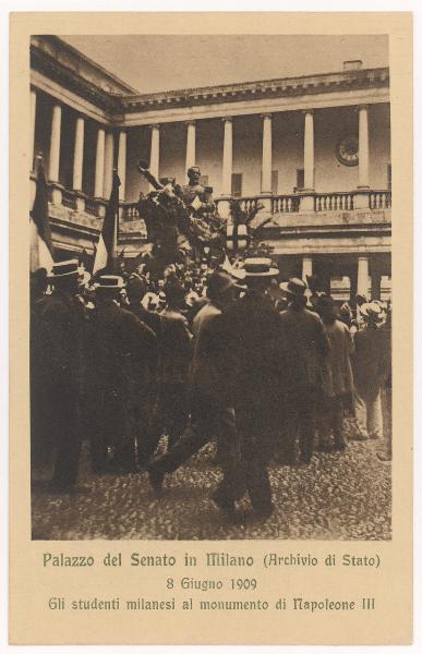 Milano - Palazzo del Senato - Archivio di Stato - Cortile