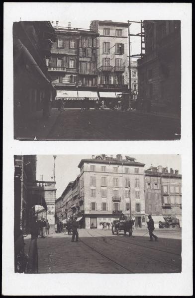 Milano - Piazza della Scala e via Verdi