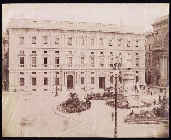 Milano - Palazzo Marino - Facciata verso piazza della Scala - Luca Beltrami