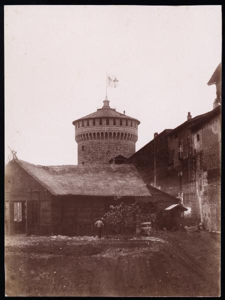 Milano - Castello Sforzesco - Cantiere