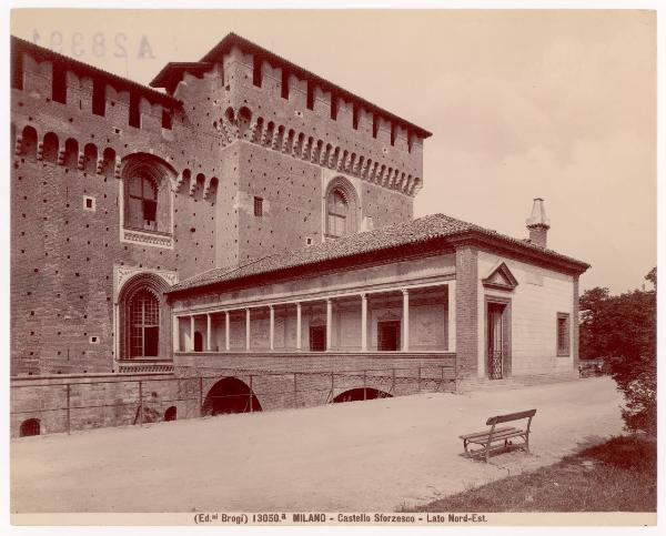 Milano - Castello Sforzesco - Ponticella di Lodovico il Moro, Torre Falconiera