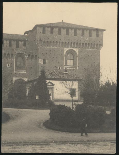 Milano - Castello Sforzesco - Torre Falconiera e Ponticella di Lodovico il Moro